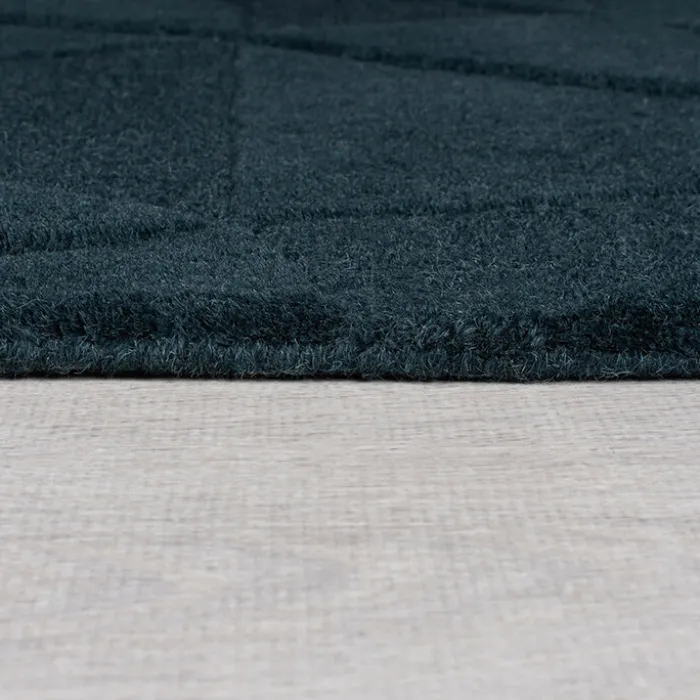 Moderner Teppich - Mozo Shard Petrol Blau