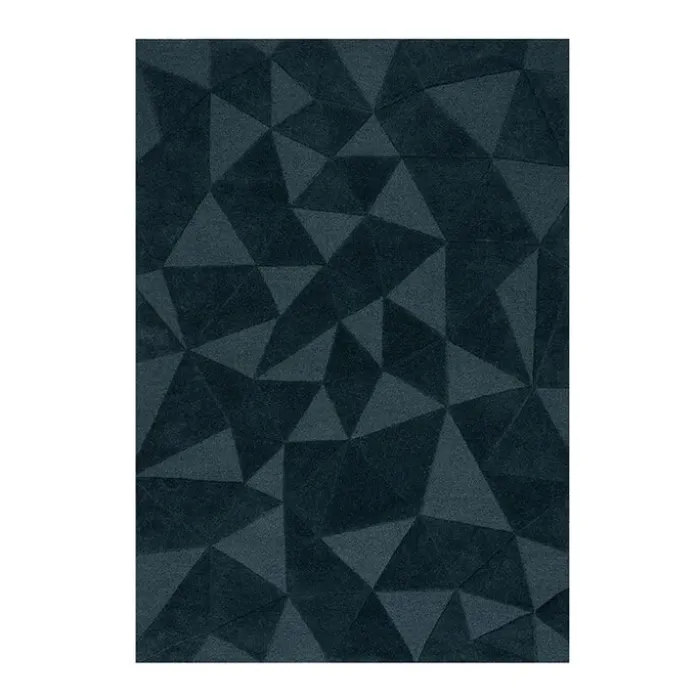 Moderner Teppich - Mozo Shard Petrol Blau