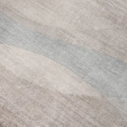 Moderner Teppich Rund - Field Taupe