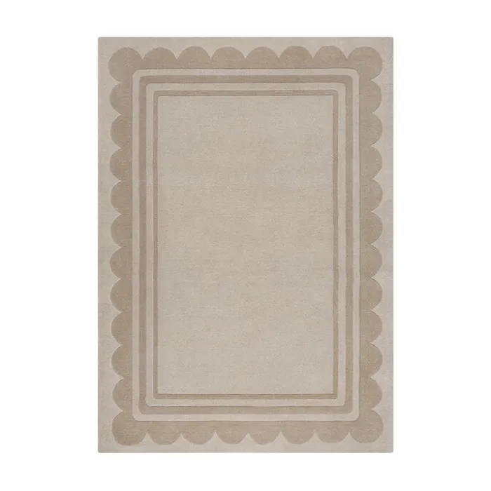 Moderner Teppich - Scallo Lois Beige