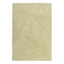 Moderner Teppich - Solacio Leaves Olivgrün