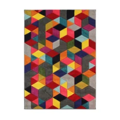 Moderner Teppich - Spectro Dynamic Bunt