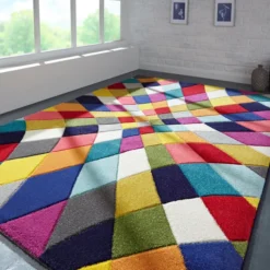 Moderner Teppich - Spectro Rhumba Bunt