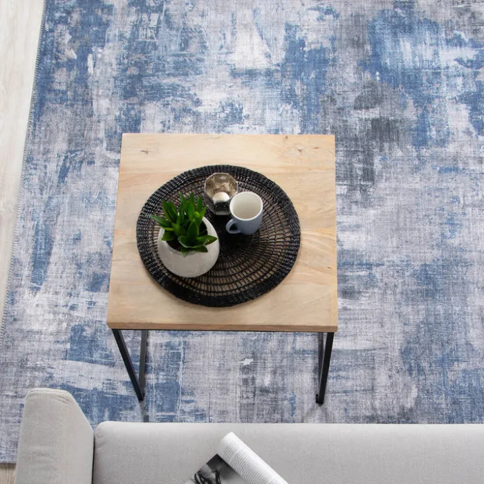 Moderner Teppich - Strength Blau
