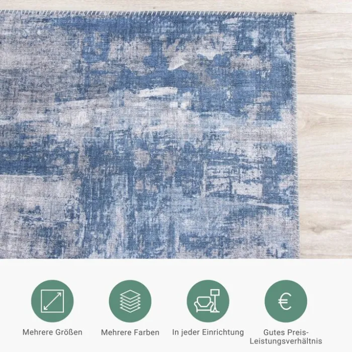 Moderner Teppich - Strength Blau