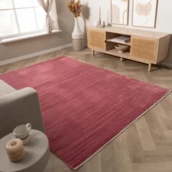 Nachhaltiger Teppich - Kaia Rot