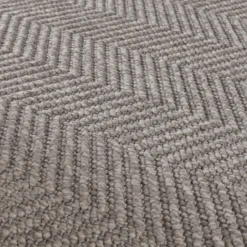 Nachhaltiger Teppich - Lorre Lines Grau Anthrazit