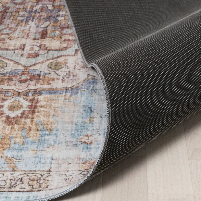 Orientteppich - Leyla Medaillon Hellblau