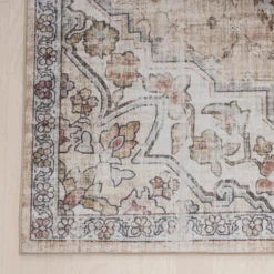 Orientteppich - Leyla Medaillon Taupe