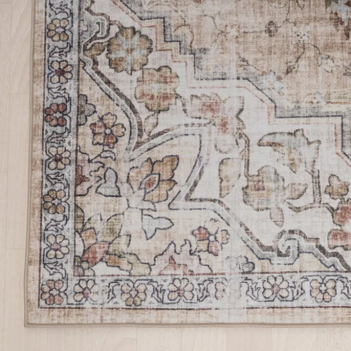 Orientteppich - Leyla Medaillon Taupe
