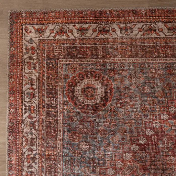 Orientteppich - Liva Medaillon Terrakotta