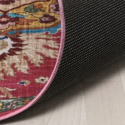 Orientteppich Rund - Leyla Medaillon Bunt