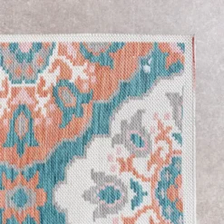 Outdoor Teppich Boho - Vedra Tile Blau