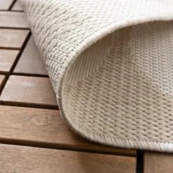 Outdoor Teppich - Capri Circles Beige Creme