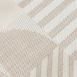 Outdoor Teppich - Capri Lines Beige Creme