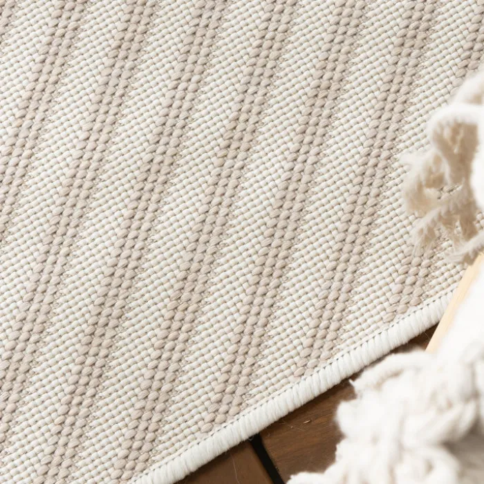 Outdoor Teppich - Capri Lines Beige Creme