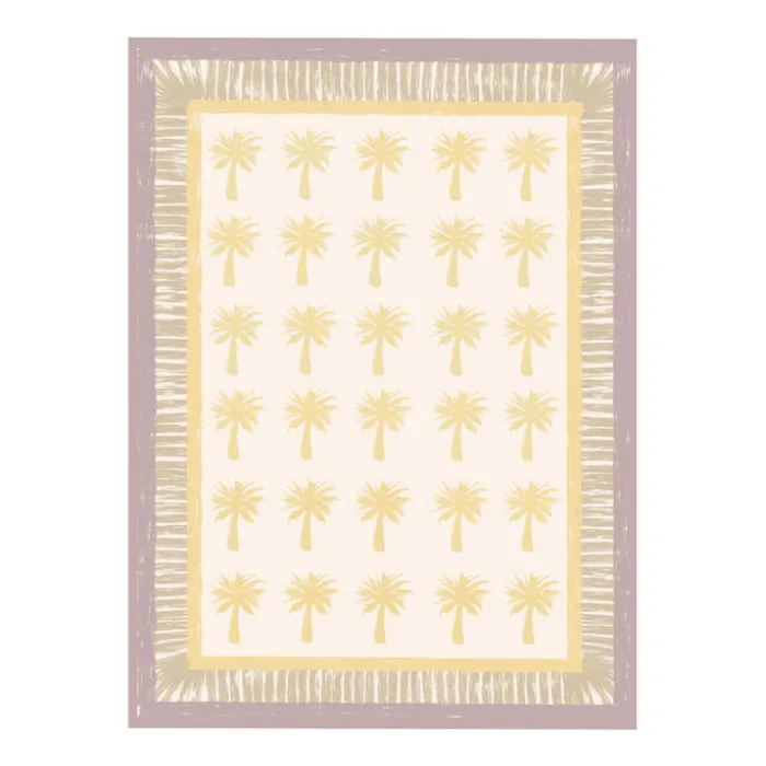 Outdoor-Teppich - Oasis Palm Gelb Lila