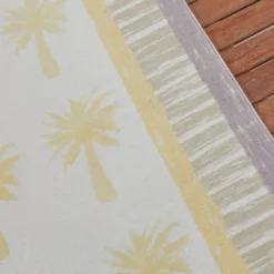 Outdoor-Teppich - Oasis Palm Gelb Lila