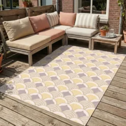 Outdoor-Teppich - Oasis Shell Gelb Lila