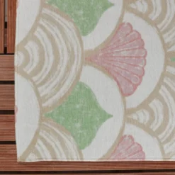 Outdoor-Teppich - Oasis Shell Rosa Grün
