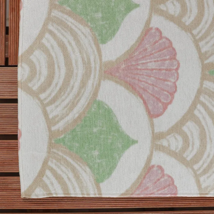 Outdoor-Teppich - Oasis Shell Rosa Grün
