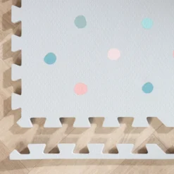 Puzzlematte - Alfie Dots Hellgrau - 120x180cm