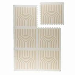 Puzzlematte - Alfie Grid Beige - 120x180cm