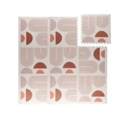 Puzzlematte - Alfie XL Arches Hellgrau Multi - 180x180cm
