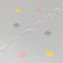 Puzzlematte - Alfie XL Dots Hellgrau - 180x180cm