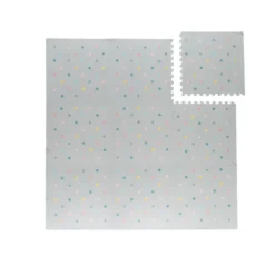 Puzzlematte - Alfie XL Dots Hellgrau - 180x180cm