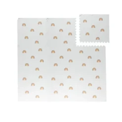 Puzzlematte - Alfie XL Rainbow Weiß - 180x180cm