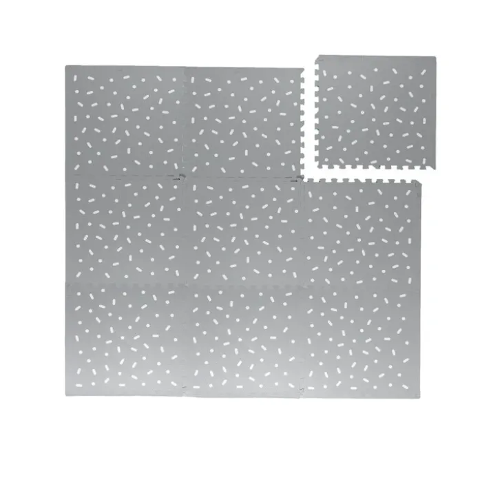 Puzzlematte - Alfie XL Sprinkles Grau - 180x180cm