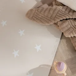 Puzzlematte - Alfie XL Stars Grau/Beige - 180x180cm