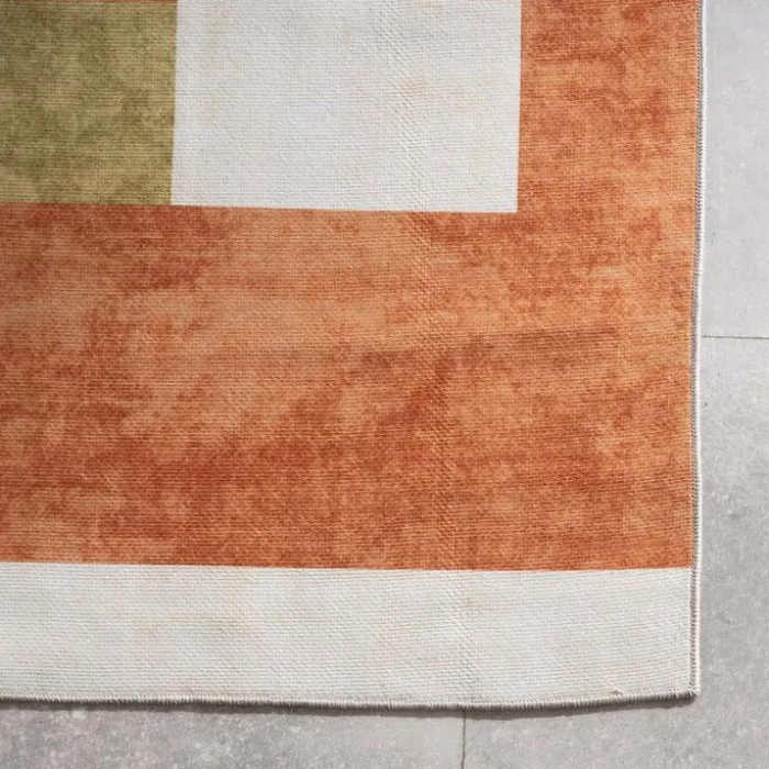 Retro In - & Outdoorteppich - Pop Lines Terra