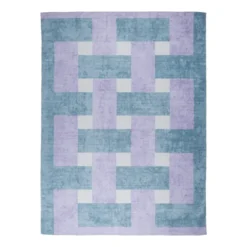 Retro In- & Outdoorteppich - Pop Lines Lila