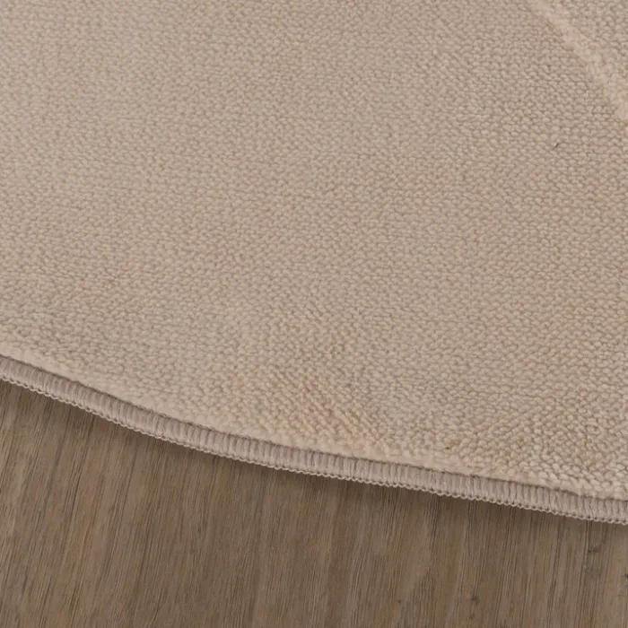 Runder Teppich Wohnzimmer - Charm Circles Beige
