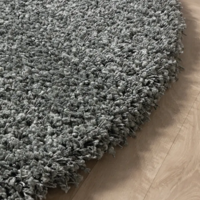 Runder Wohnzimmer Teppich - Yves Grün