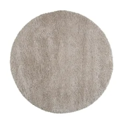 Runder Wohnzimmer Teppich - Yves Taupe