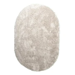 Shaggy Teppich Oval - Blaze Beige Grau - 162x232cm