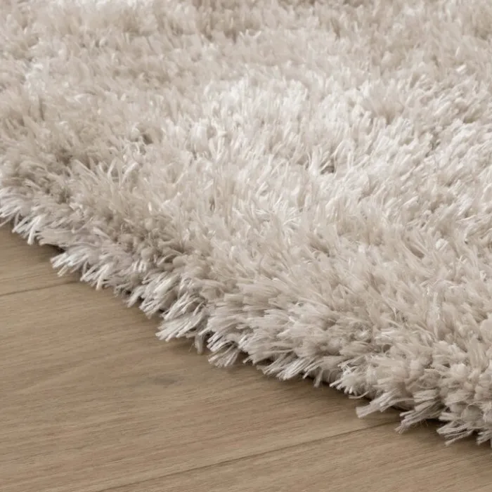 Shaggy Teppich Oval - Blaze Beige Grau - 162x232cm
