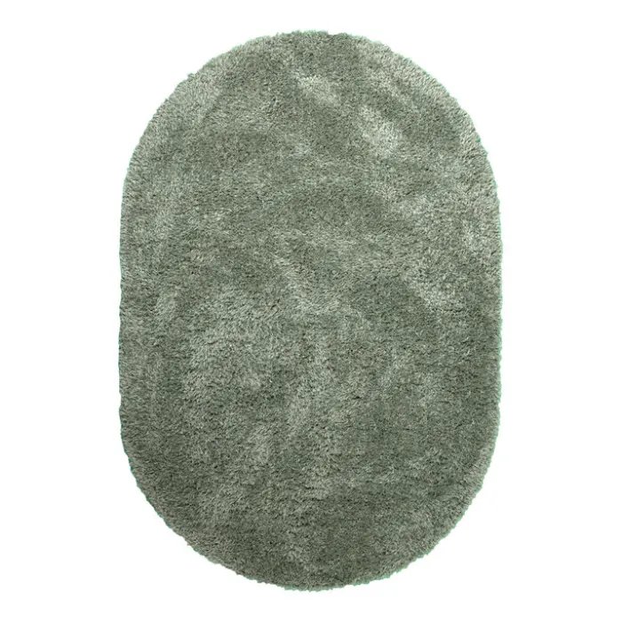 Shaggy Teppich Oval - Blaze Grün - 160x230cm