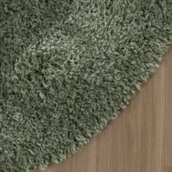 Shaggy Teppich Oval - Blaze Grün - 160x230cm