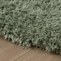 Shaggy Teppich Oval - Blaze Grün - 160x230cm
