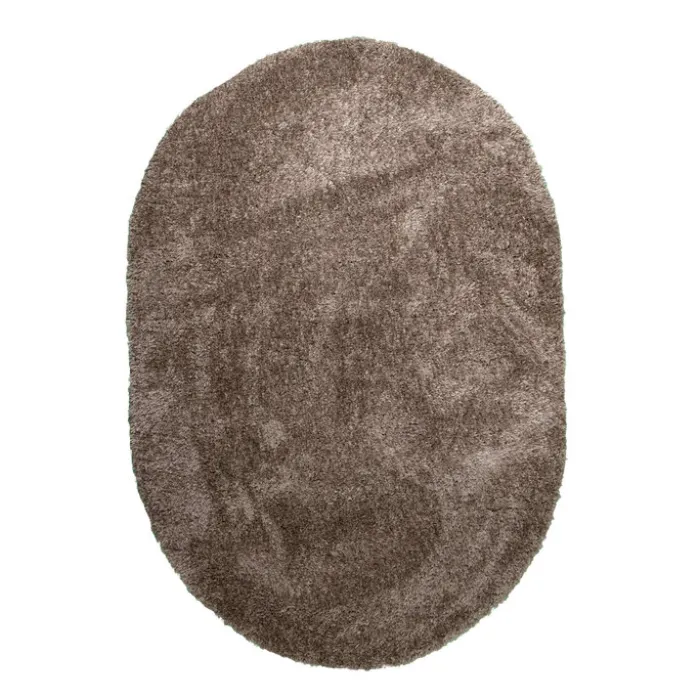 Shaggy Teppich Oval - Blaze Taupe - 160x230cm