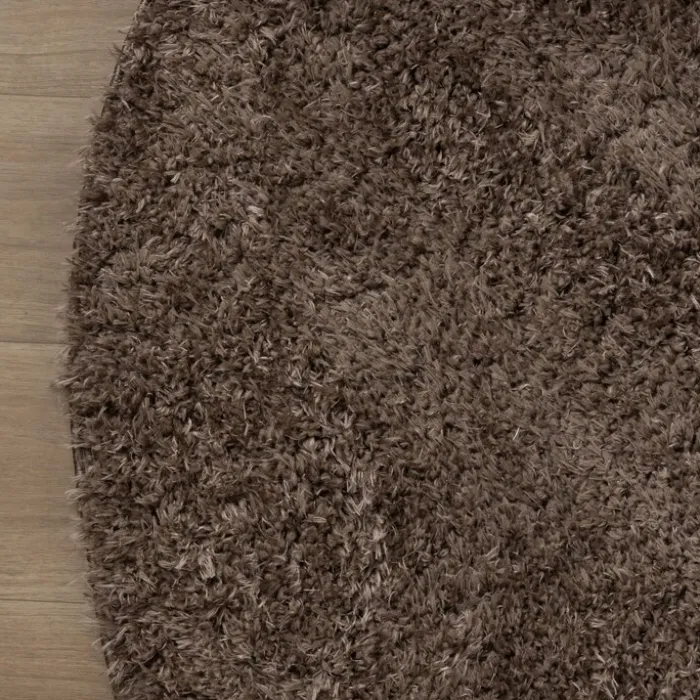 Shaggy Teppich Oval - Blaze Taupe - 160x230cm