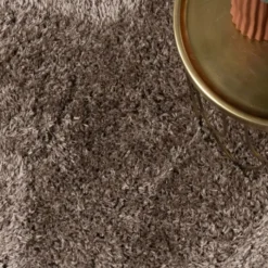 Shaggy Teppich Oval - Blaze Taupe - 160x230cm
