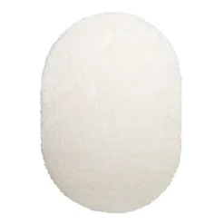 Shaggy Teppich Oval - Blaze Weiß - 160x230cm