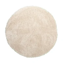 Shaggy Teppich Rund - Blaze Beige