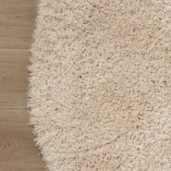 Shaggy Teppich Rund - Blaze Beige