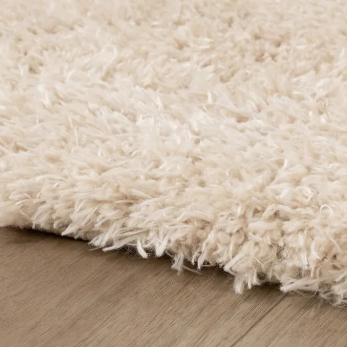 Shaggy Teppich Rund - Blaze Beige